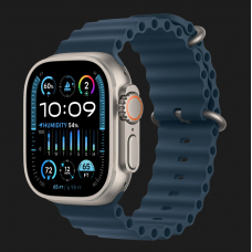 Apple Watch Ultra 2 49mm GPS + LTE Titanium Case with Blue Ocean Band (MREG3)